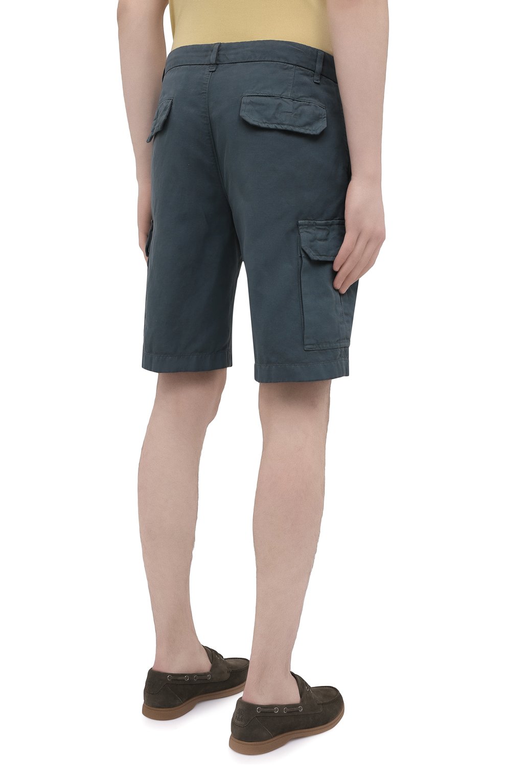 Шорты из хлопка и льна LORO PIANA, арт. FAL6339, фото 4