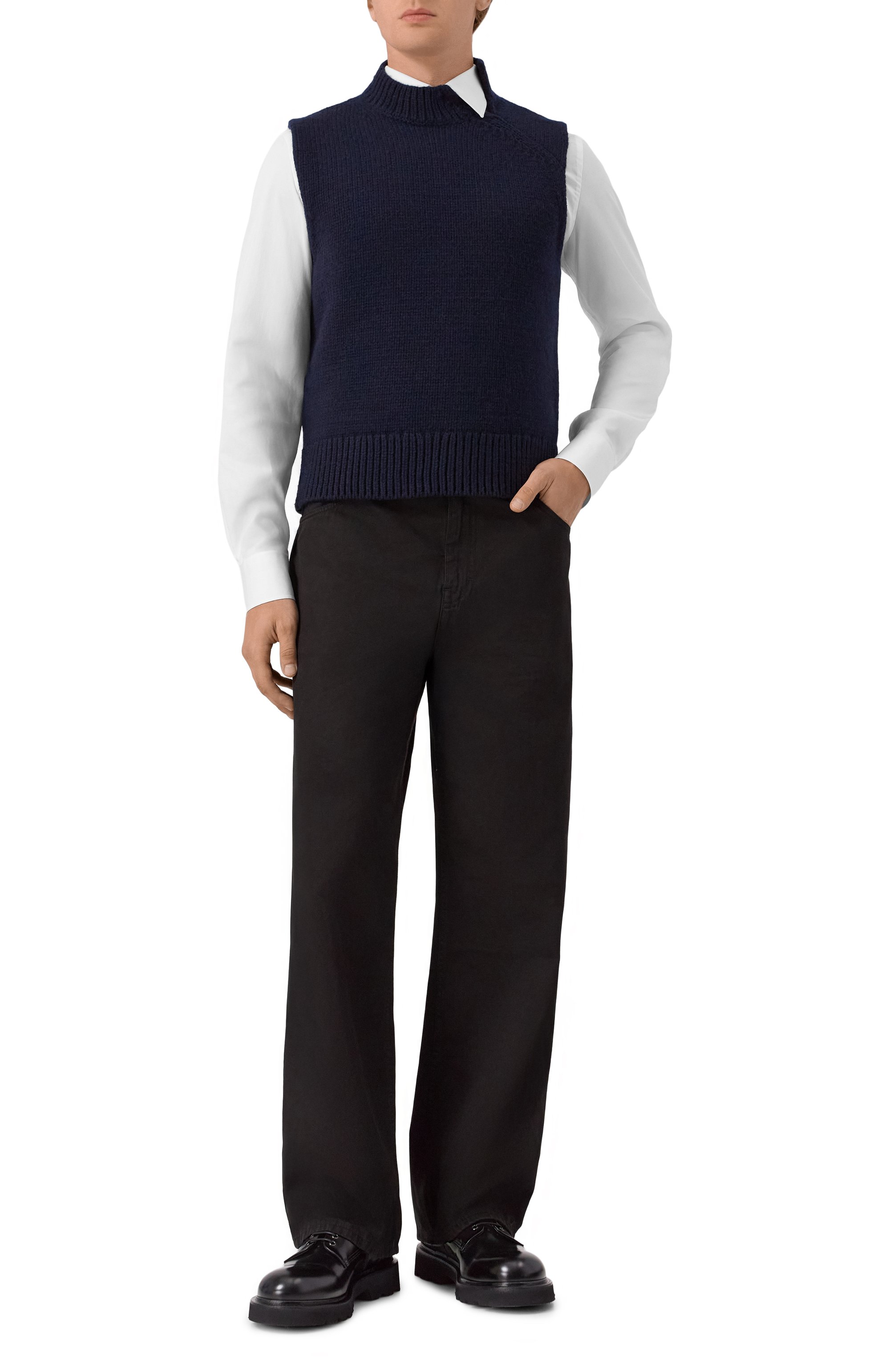 Жилет из шерсти и кашемира DRIES VAN NOTEN, арт. 021245-2710-509, фото 2