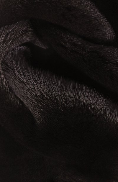 Меховой шарф из норки MVST черного цвета по цене 205000 руб., арт. MSC-01 MINK BLACK, фото 3 Меховой шарф из норки MVST, арт. MSC-01 MINK BLACK, фото 3