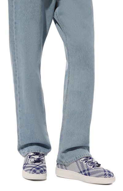 Текстильные кеды box BURBERRY, арт. 8081584, фото 3