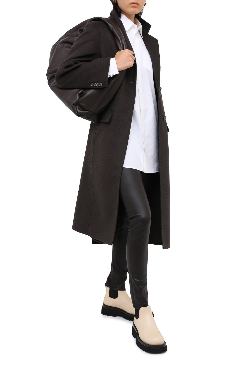 Кожаные легинсы KITON, арт. D50171X05S03, фото 2