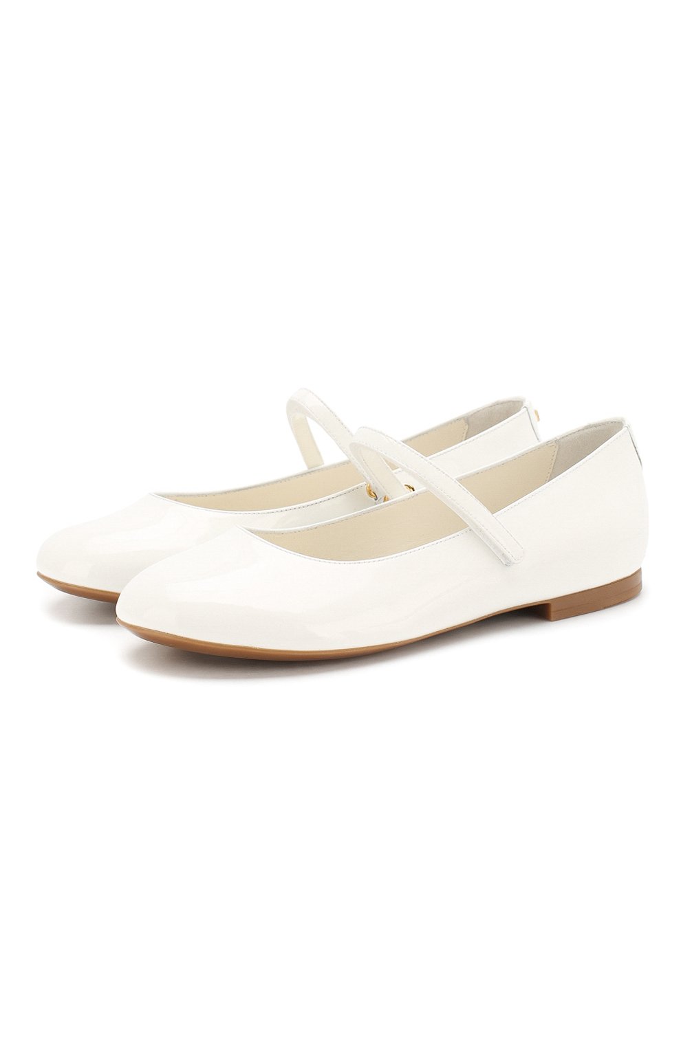 Балетки из лаковой кожи DOLCE & GABBANA, арт. D10699/A1328/29-36, фото 1