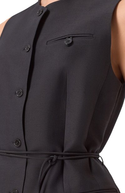 Жилет из шерсти и шелка 12 STOREEZ, арт. 136830, фото 5