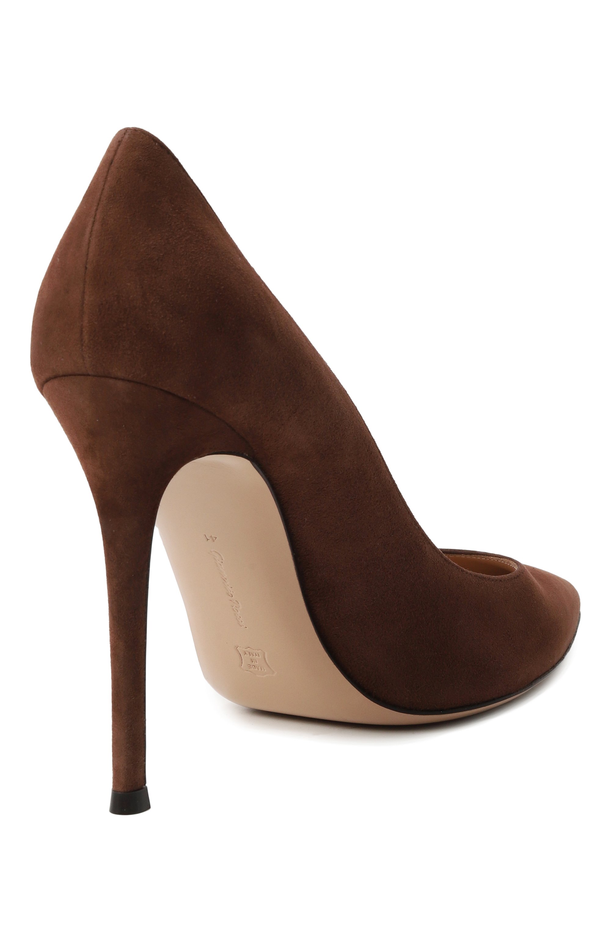 Замшевые туфли gianvito 105 GIANVITO ROSSI, арт. G28470.15RIC.CAMBR0W, фото 5