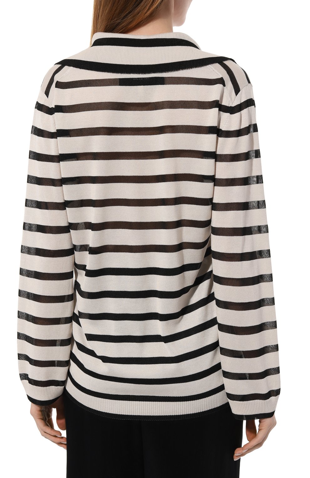 Пуловер из вискозы AND THE BRAND разноцветного цвета по цене 25760 руб., арт. S23-JM017-1603-1190, фото 4 Пуловер из вискозы AND THE BRAND, арт. S23-JM017-1603-1190, фото 4