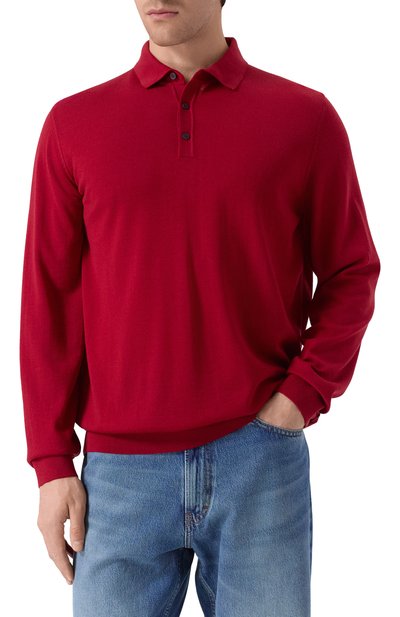 Шерстяное поло BOSS, арт. 50476355, фото 3