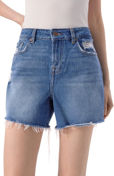 Джинсовые шорты 7 FOR ALL MANKIND, арт. 7U668C10WED, фото 5