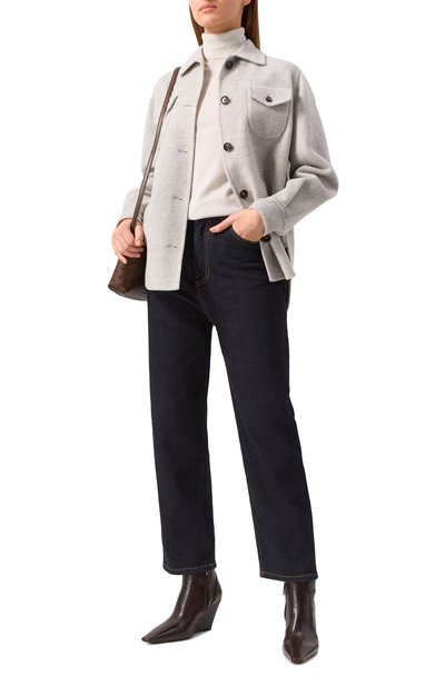 Куртка-рубашка из шерсти и кашемира KITON, арт. D58522DK0583E02, фото 2