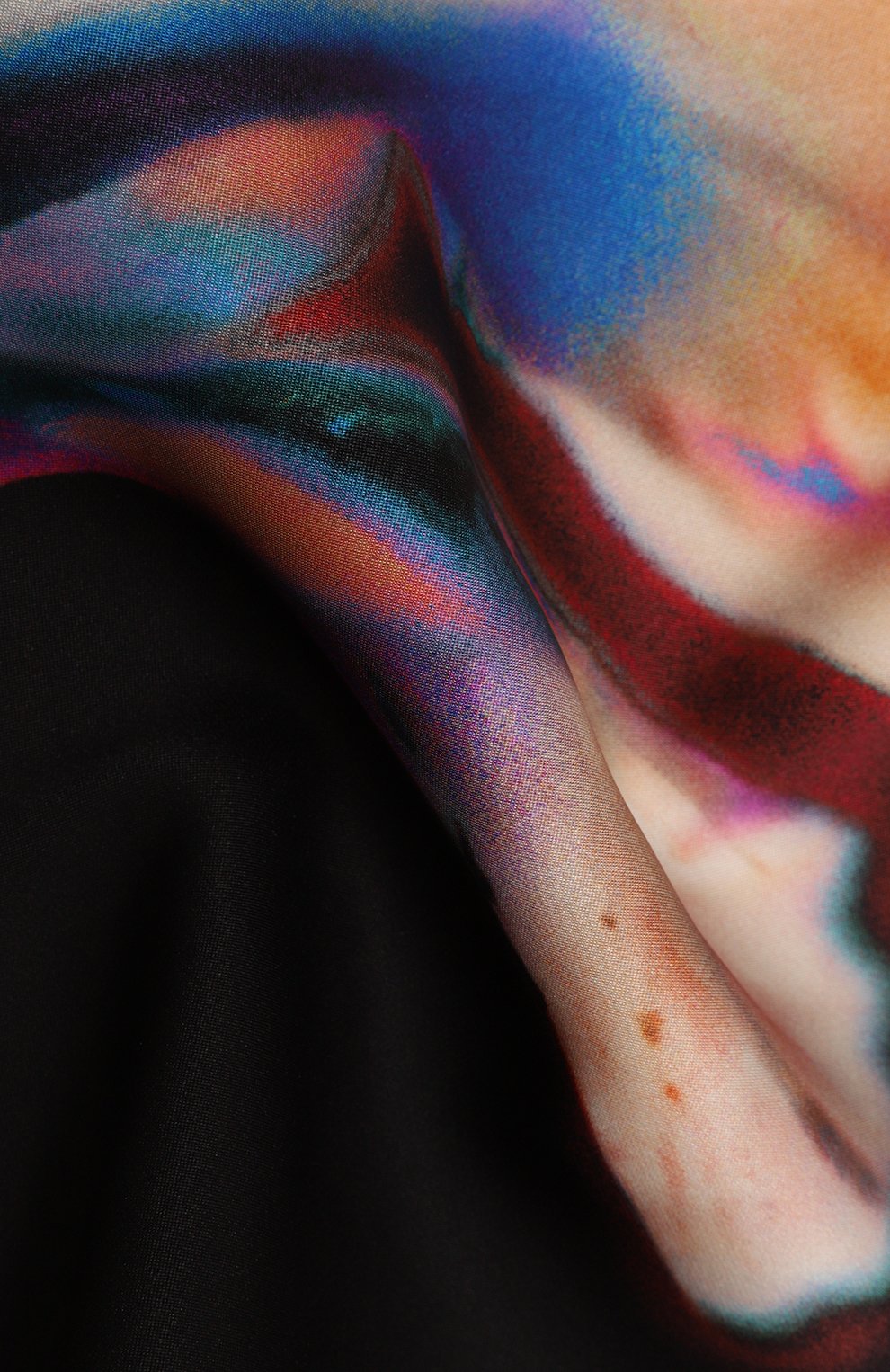 Шелковый шарф ALEXANDER MCQUEEN, арт. 757618/3011Q, фото 4