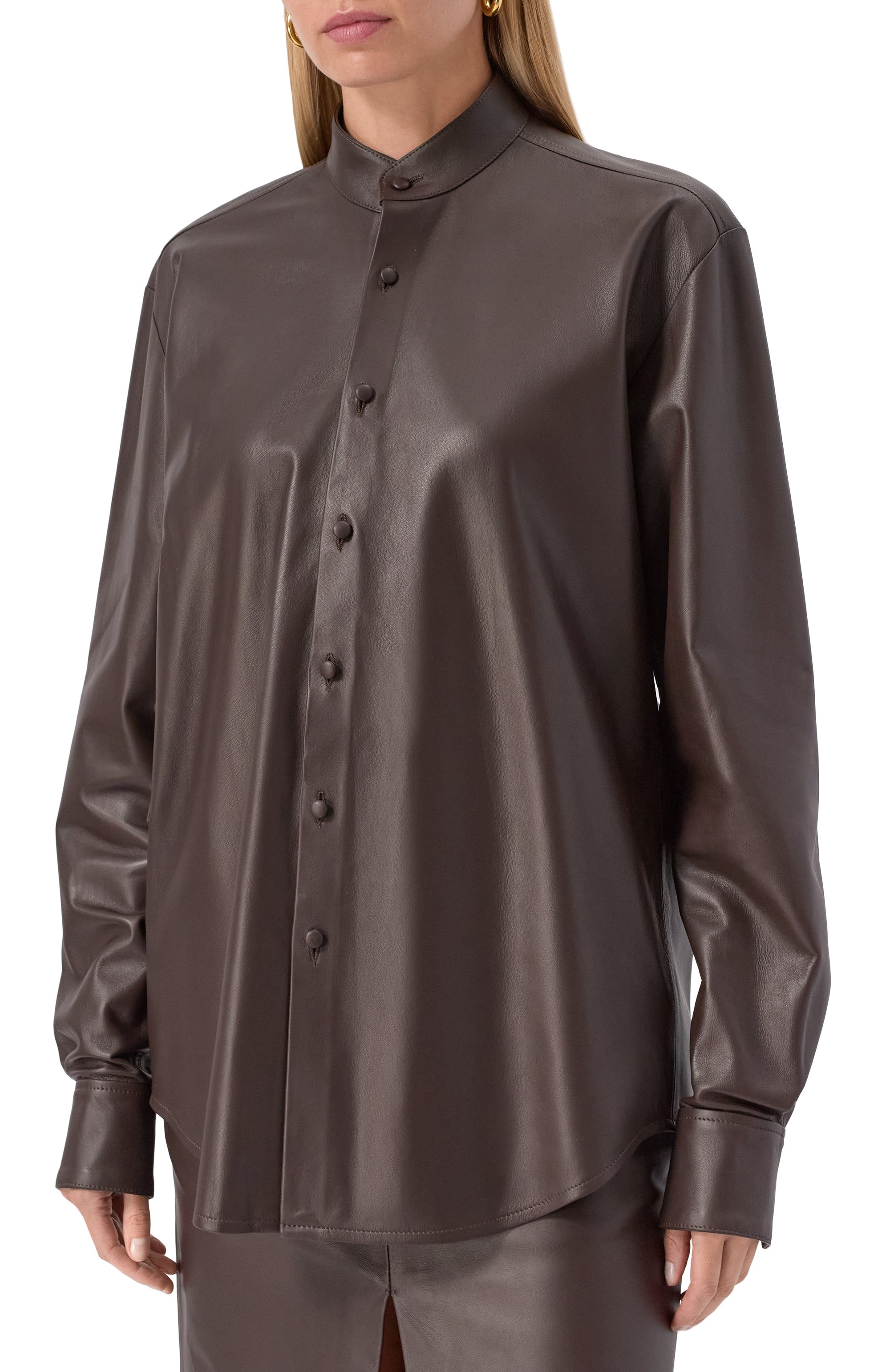 Кожаная рубашка ARMARIUM, арт. ARMFWSH06/LE06, фото 6