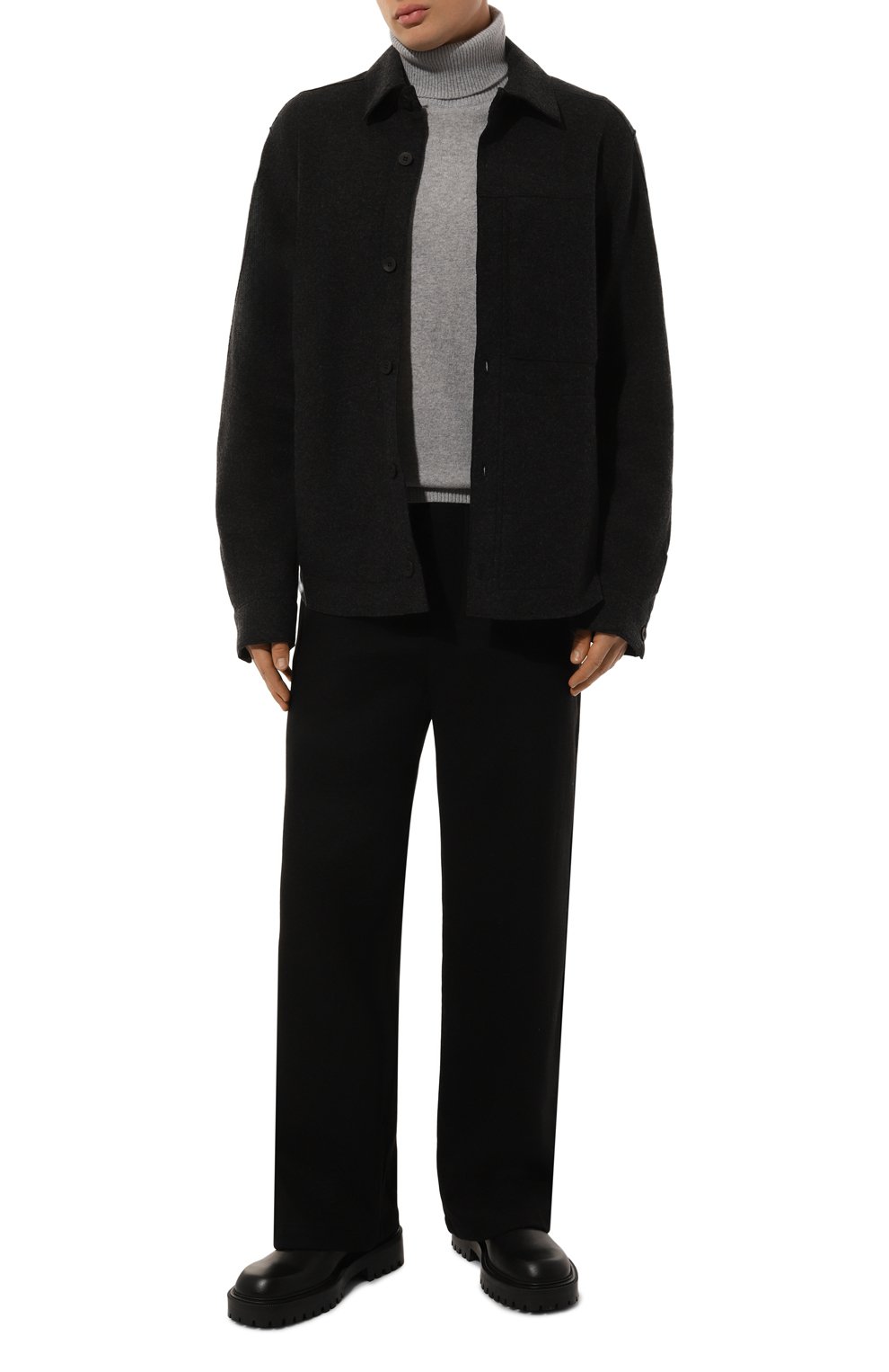 Шерстяная куртка-рубашка TRANSIT, арт. CFUTRYK203, фото 2