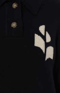 Поло из хлопка и шерсти ISABEL MARANT ETOILE, арт. PU0314FA, фото 5