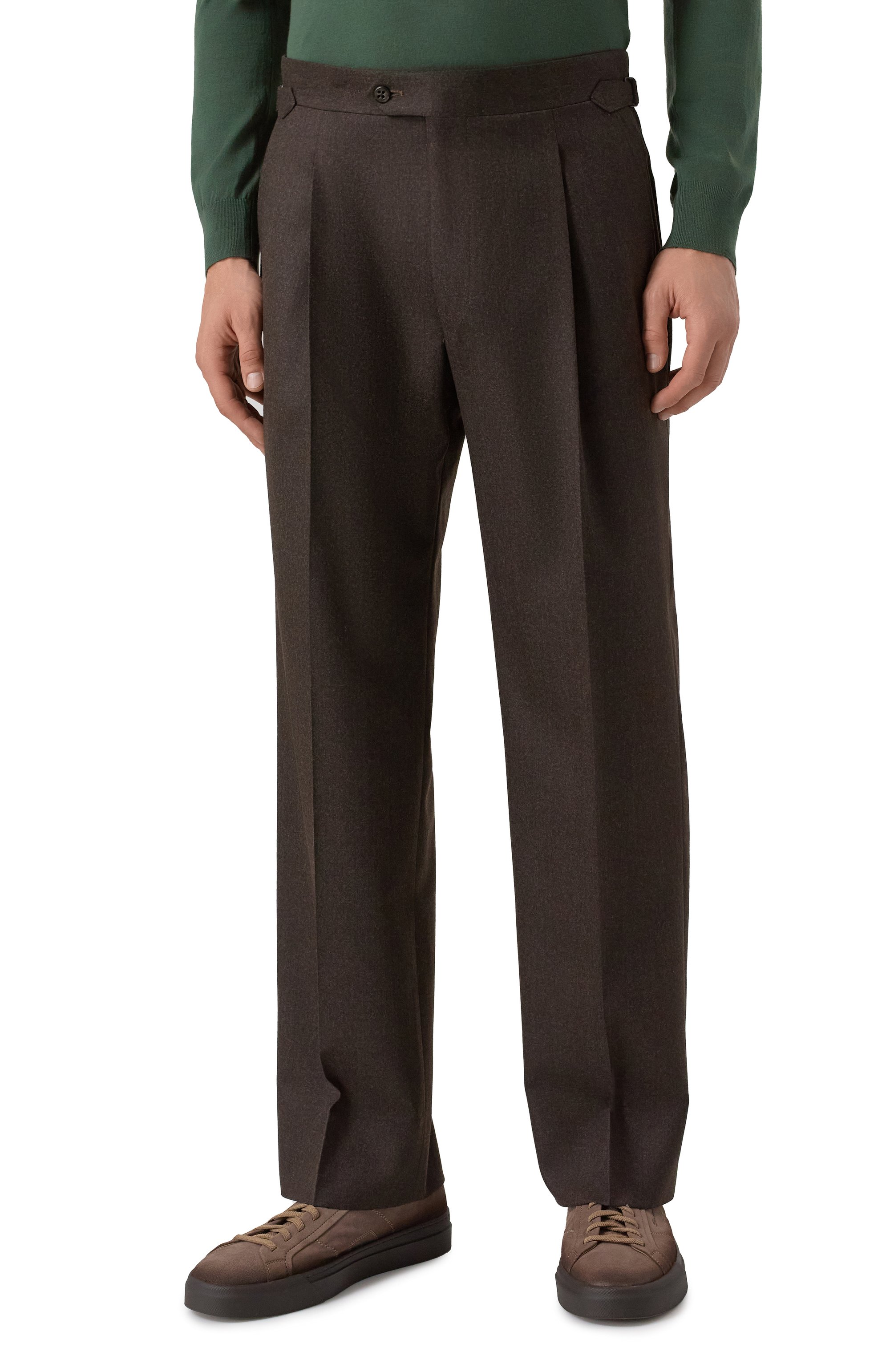 Шерстяные брюки CORNELIANI, арт. 264L26-2618111, фото 3