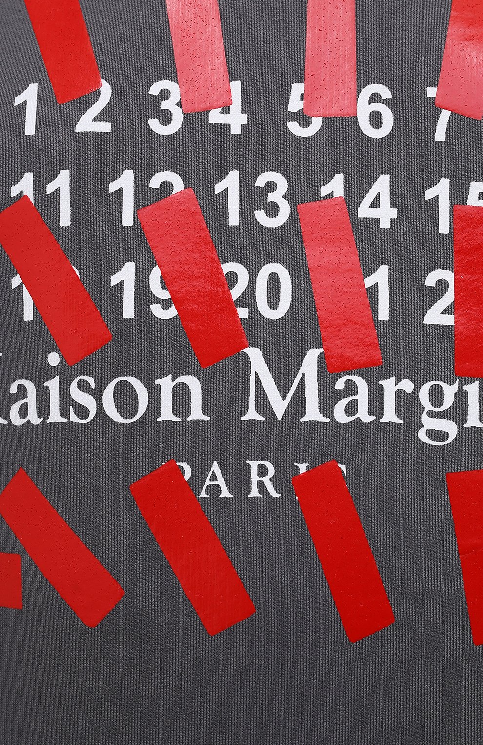 Хлопковый свитшот MAISON MARGIELA серого цвета по цене 53100 руб., арт. S29GU0081/S25503, фото 5 Хлопковый свитшот MAISON MARGIELA, арт. S29GU0081/S25503, фото 5