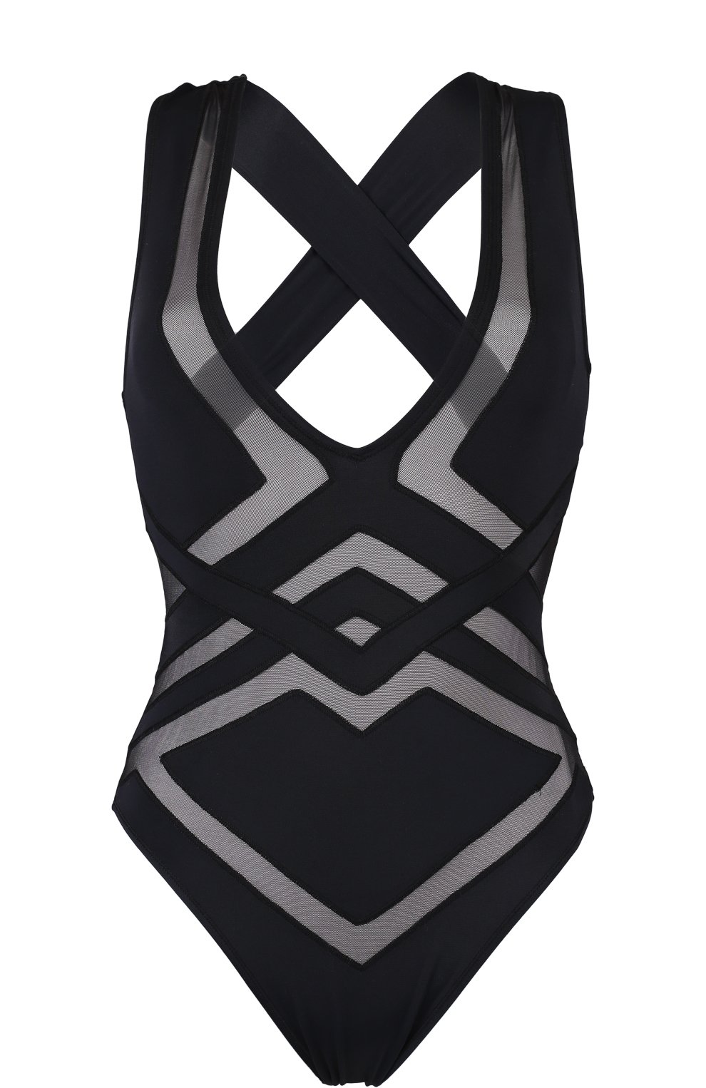 Слитный купальник с прозрачными вставками OYE, арт. BANE, фото 1