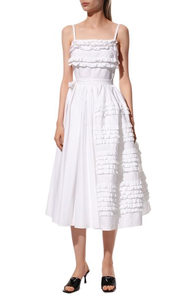 Хлопковое платье PRADA, арт. P3F25-1UCX-F0009-211, фото 3