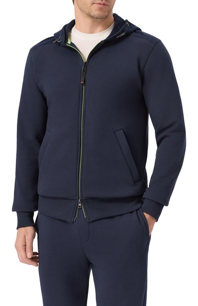 Хлопковая толстовка BOGNER FIRE+ICE темно-синего цвета по цене 27650 руб., арт. 84398517, фото 3 Хлопковая толстовка BOGNER FIRE+ICE, арт. 84398517, фото 3