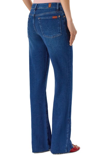 Джинсы the leggy bootcut 7 FOR ALL MANKIND синего цвета по цене 31900 руб., арт. 7U4X0G98-301, фото 4 Джинсы the leggy bootcut 7 FOR ALL MANKIND, арт. 7U4X0G98-301, фото 4