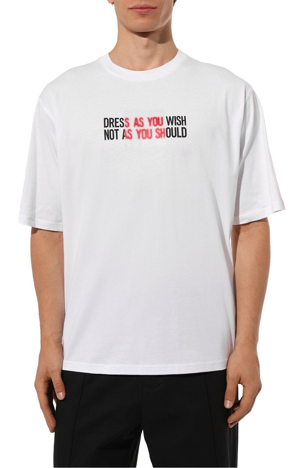 Хлопковая футболка MOSCHINO, арт. A0704/7041, фото 3