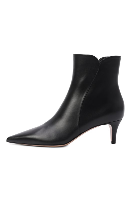 Кожаные ботильоны Levy 55 Gianvito Rossi G73868.55RIC.VGINER0 Чёрный  G73868.55RIC.VGINER0 Фото 4