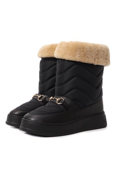 Текстильные сапоги snow chunky GUCCI, арт. 673559 UFR20, фото 1