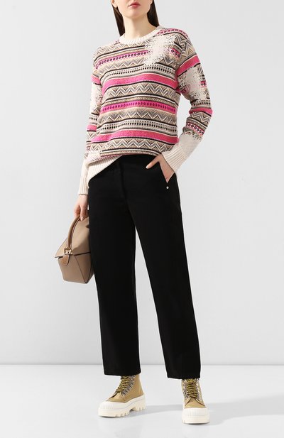 Свитер из смеси хлопка и шерсти GOLDEN GOOSE DELUXE BRAND, арт. G36WP0K1.A2, фото 2