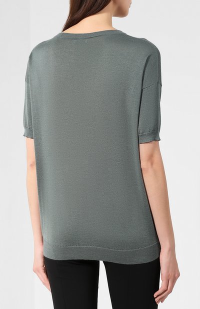 Топ из смеси кашемира и шелка BRUNELLO CUCINELLI, арт. M13861220, фото 4