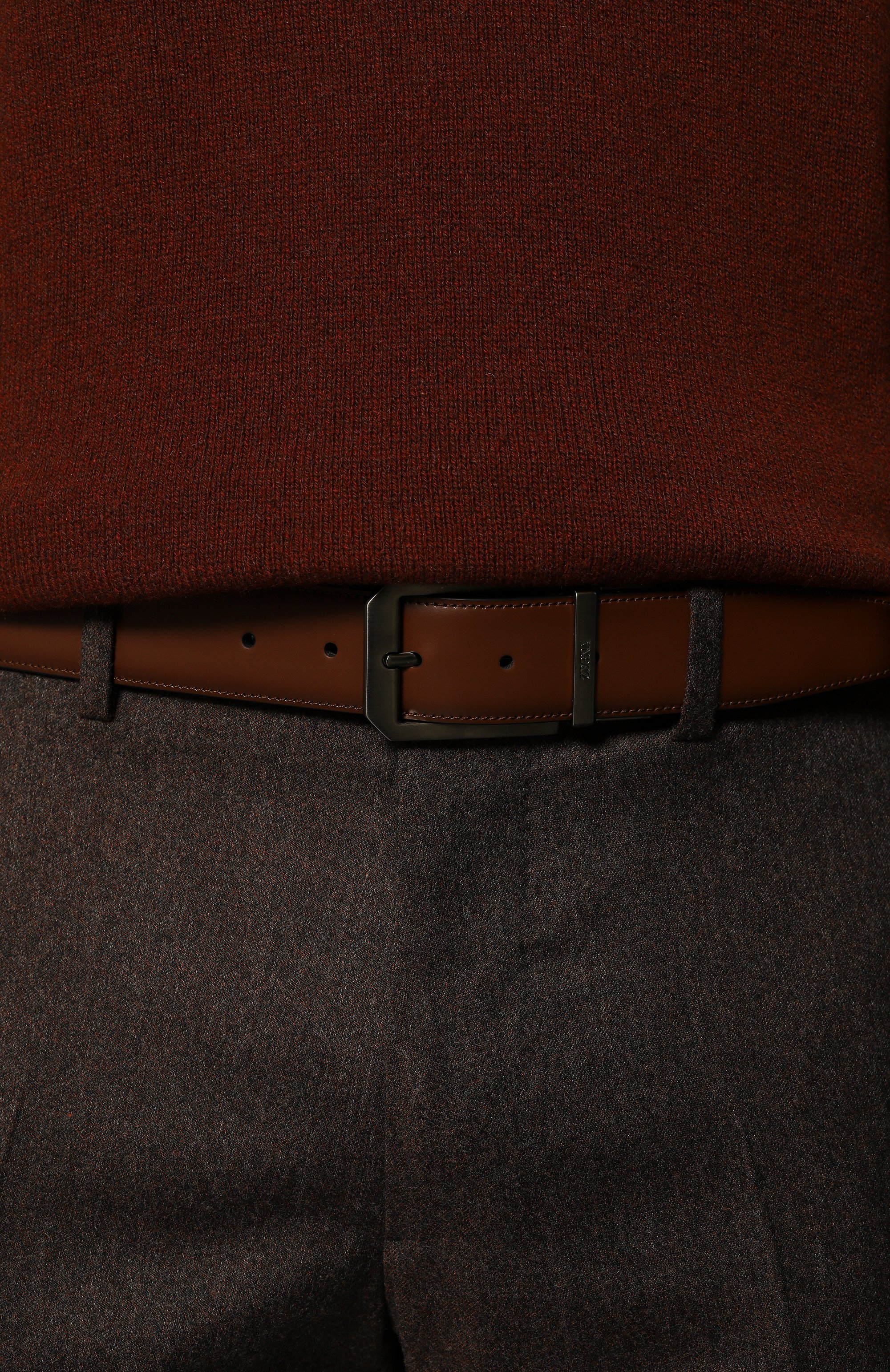 Двусторонний ремень ZEGNA, арт. B011CZ/LHAM0, фото 3