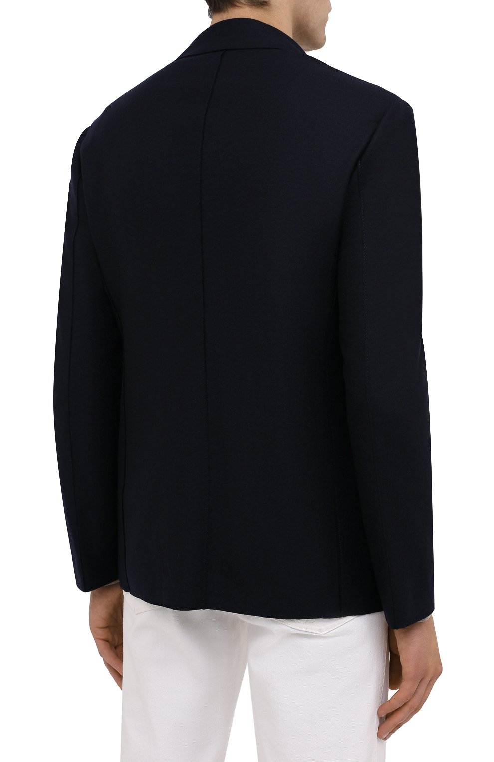 Шерстяной пиджак GIORGIO ARMANI темно-синего цвета по цене 161500 руб., арт. 0WGGG0GS/T01VX, фото 5 Шерстяной пиджак GIORGIO ARMANI, арт. 0WGGG0GS/T01VX, фото 5
