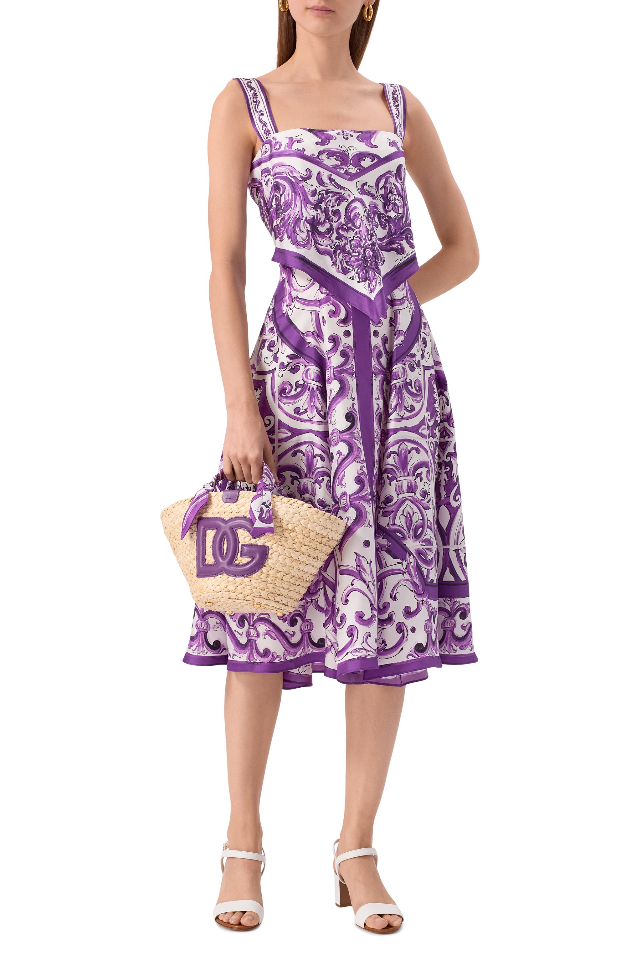 Сумка kendra small DOLCE & GABBANA светло-бежевого цвета по цене 185500 руб., арт. BB7695/AV860, фото 7 Сумка kendra small DOLCE & GABBANA, арт. BB7695/AV860, фото 7