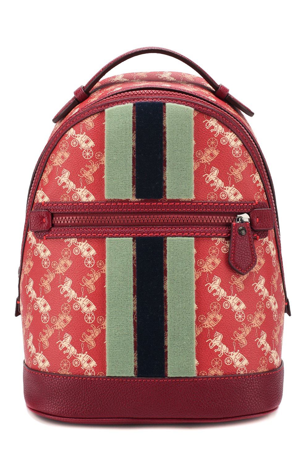 Рюкзак barrow small COACH красного цвета по цене 49750 руб., арт. 79235, фото 1 Рюкзак barrow small COACH, арт. 79235, фото 1