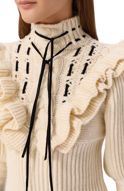 Шерстяной свитер ANN DEMEULEMEESTER, арт. B0014532/KN073, фото 5