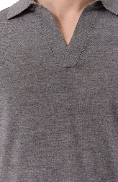 Шерстяное поло BOGNER темно-серого цвета по цене 30400 руб., арт. 88489785, фото 5 Шерстяное поло BOGNER, арт. 88489785, фото 5