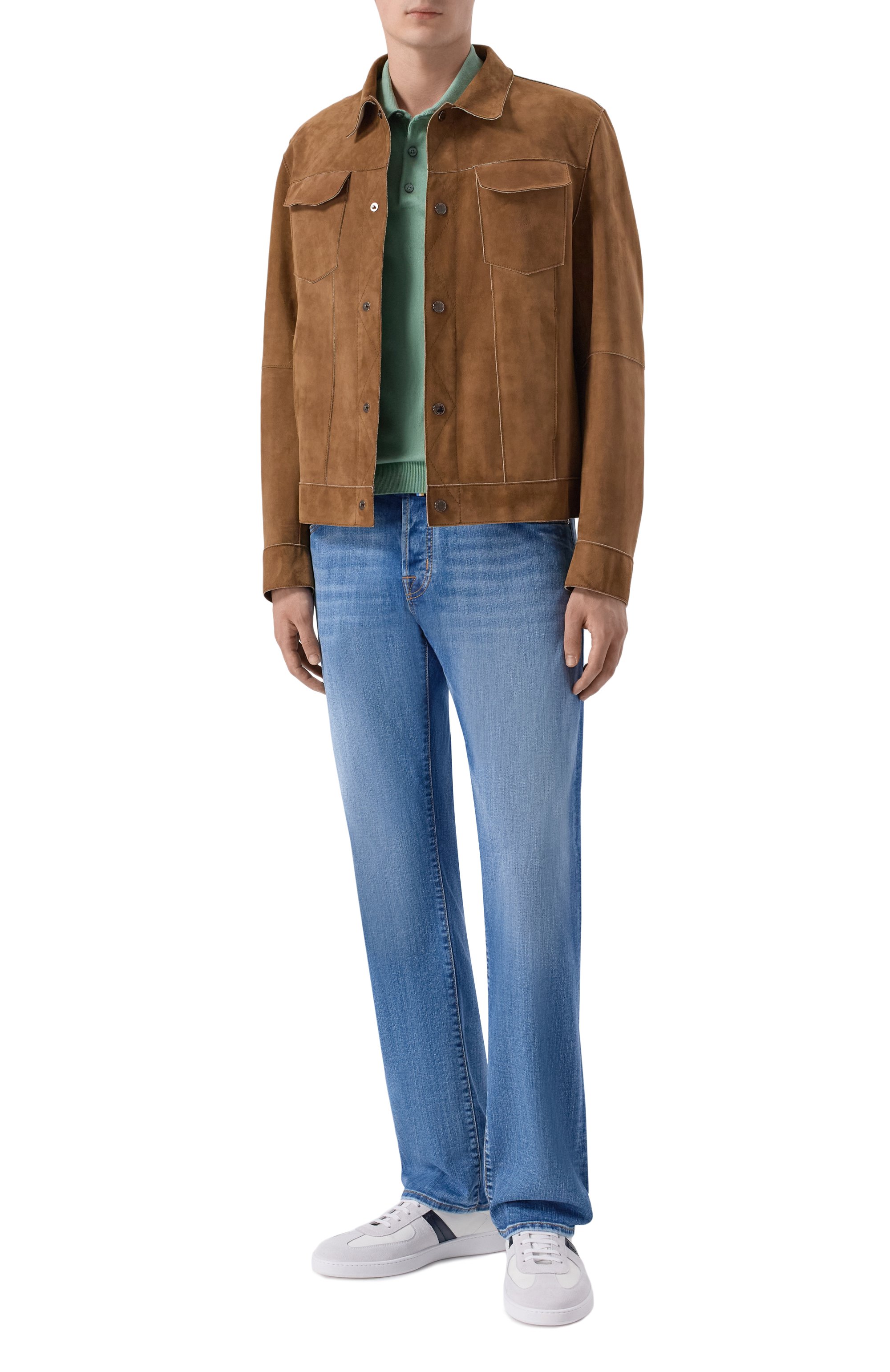 Хлопковое поло BOSS, арт. 50506025, фото 2