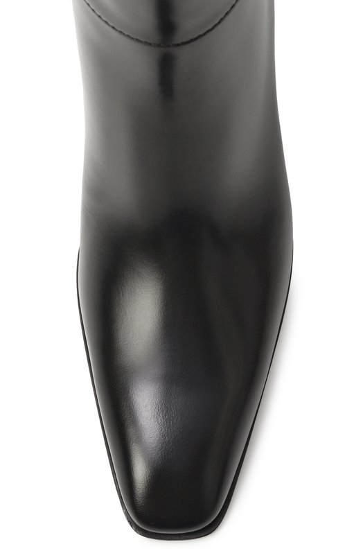 Кожаные сапоги Julia 70 Saint Laurent 818207/AAEHR Чёрный  818207/AAEHR Фото 6