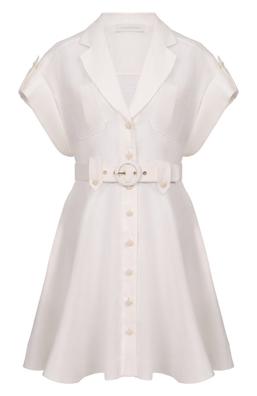 Льняное платье Zimmermann 1010DRS261 Белый 1010DRS261