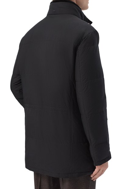 Пуховик с воротником из бобра STEFANO RICCI, арт. MDJ5300350/PL001T, фото 4