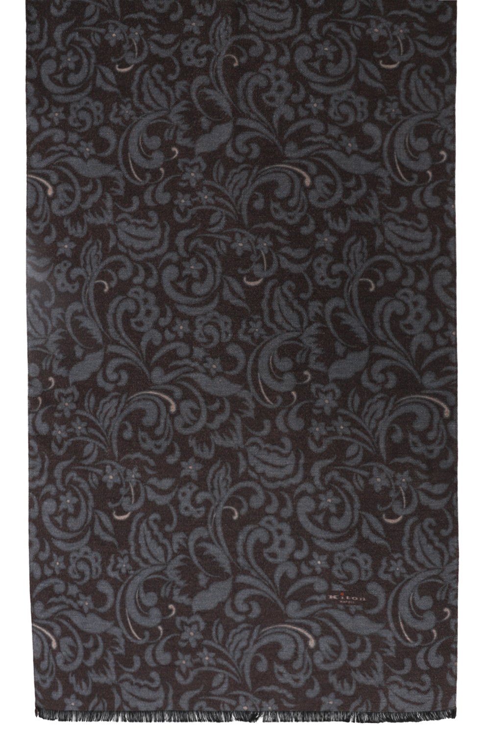 Шелковый шарф KITON, арт. USCIACK0280F20, фото 3