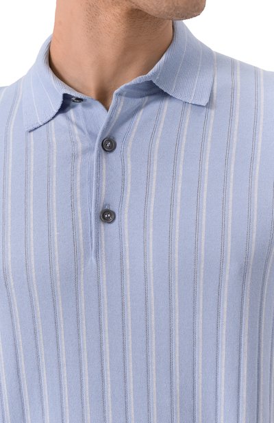 Поло из хлопка и шелка BRIONI, арт. UMR200/PCK12, фото 5