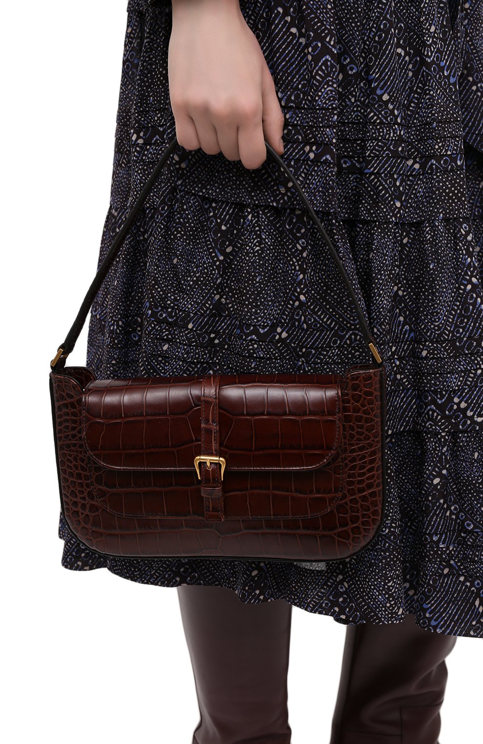 Сумка miranda BY FAR коричневого цвета по цене 82550 руб., арт. 19PFMDASNEDMED, фото 2 Сумка miranda BY FAR, арт. 19PFMDASNEDMED, фото 2