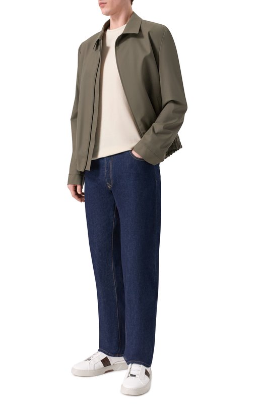 Хлопковая футболка BOSS 50452680 Кремовый  50452680 Фото 2