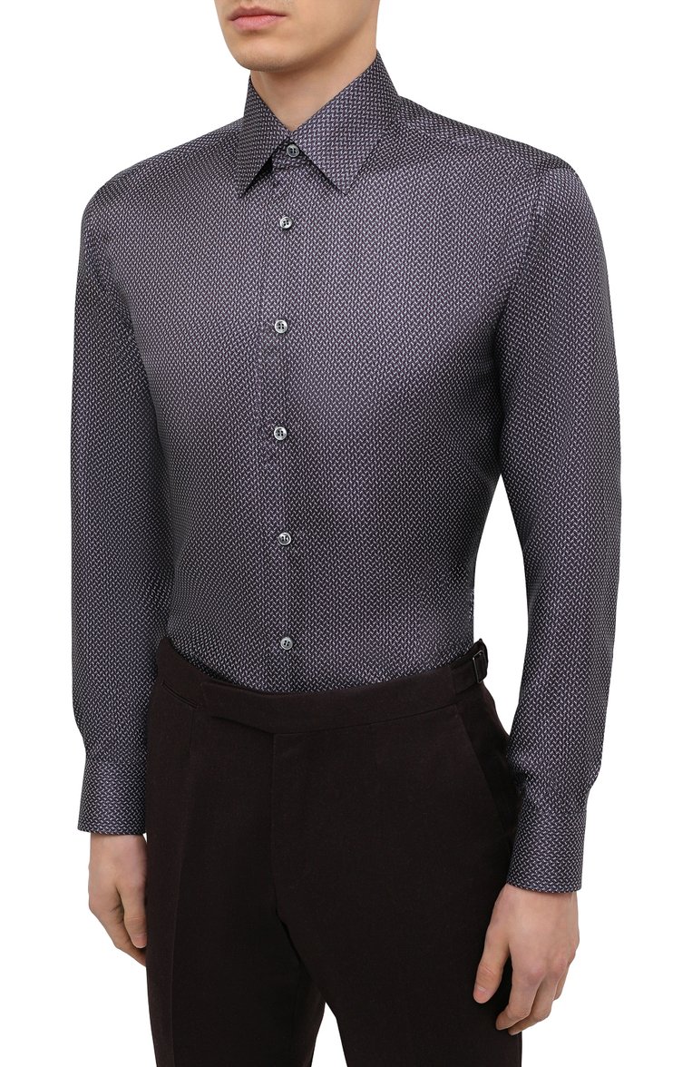 Шелковая сорочка BRIONI, арт. RCB40N/P007R, фото 3