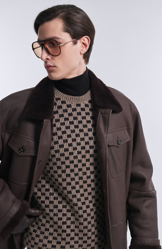 Кожаные перчатки Roeckl 13011-6080 Коричневый  13011-6080 Фото 3