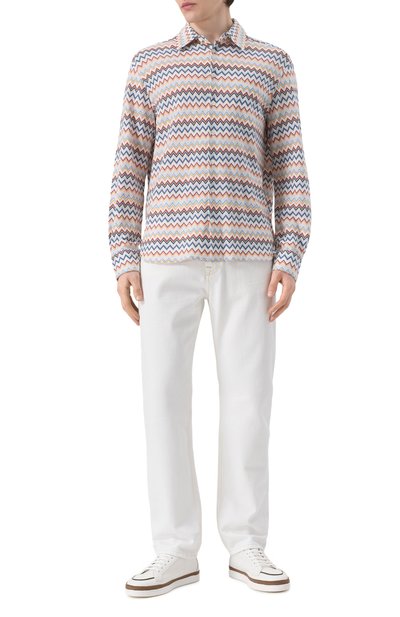 Кожаные кеды pianura BLU BARRETT, арт. PIAN-13466.2, фото 2