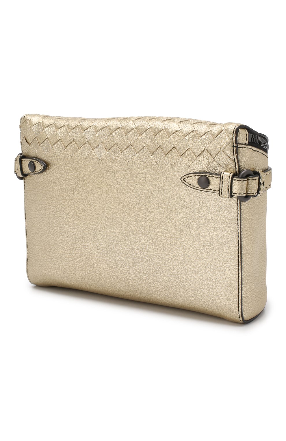 Сумка из кожи BOTTEGA VENETA золотого цвета по цене 133500 руб., арт. 542338/VBNF1, фото 3 Сумка из кожи BOTTEGA VENETA, арт. 542338/VBNF1, фото 3