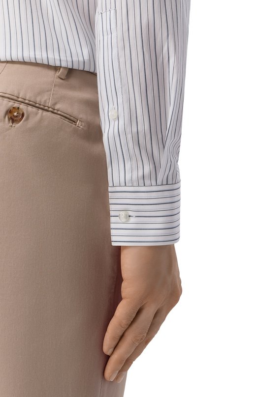 Хлопковая сорочка HUGO 50555319 Белый  50555319 Фото 5