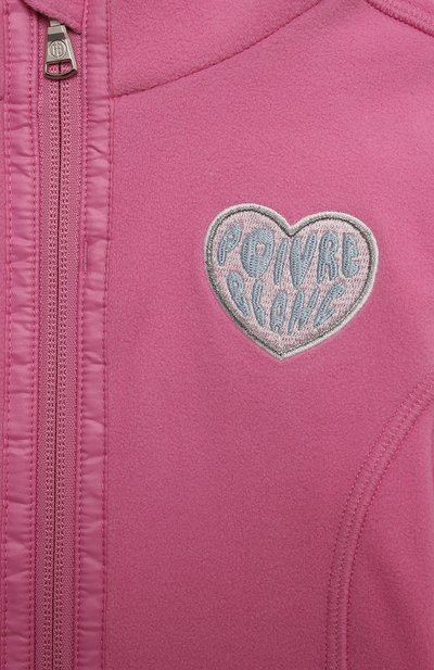 Толстовка POIVRE BLANC розового цвета по цене 9725 руб., арт. W24-1500-BBGL, фото 3 Толстовка POIVRE BLANC, арт. W24-1500-BBGL, фото 3