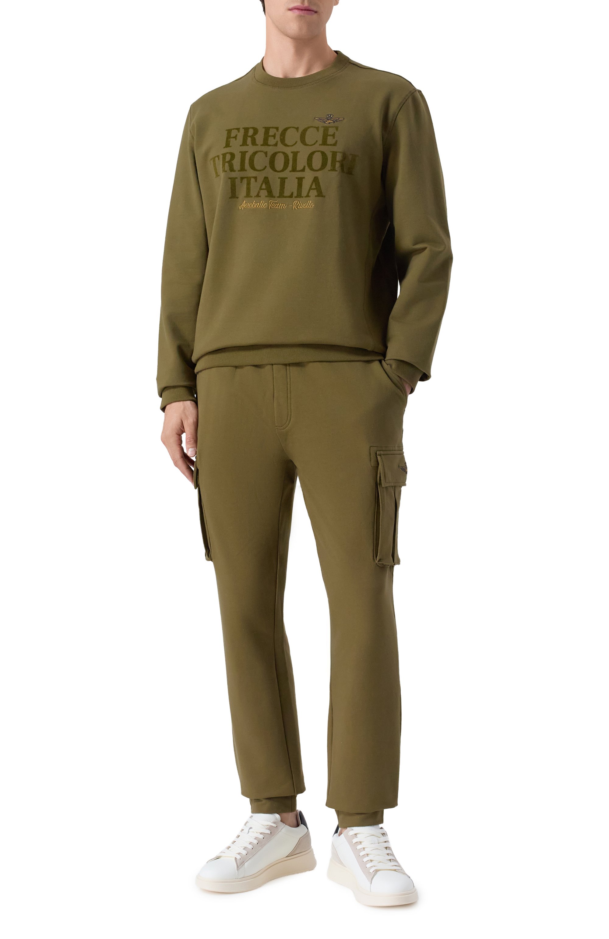 Хлопковые джоггеры AERONAUTICA MILITARE, арт. PF1010UF00662, фото 2