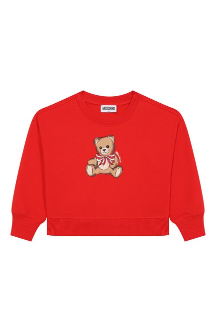 Хлопковый свитшот MOSCHINO, арт. HDF06G/LDA16/4-8