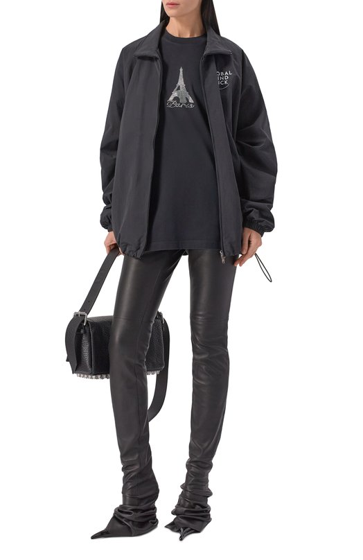 Ветровка VETEMENTS ME76GJ121B/26350 NYL0N Чёрный  ME76GJ121B/26350 NYL0N Фото 2